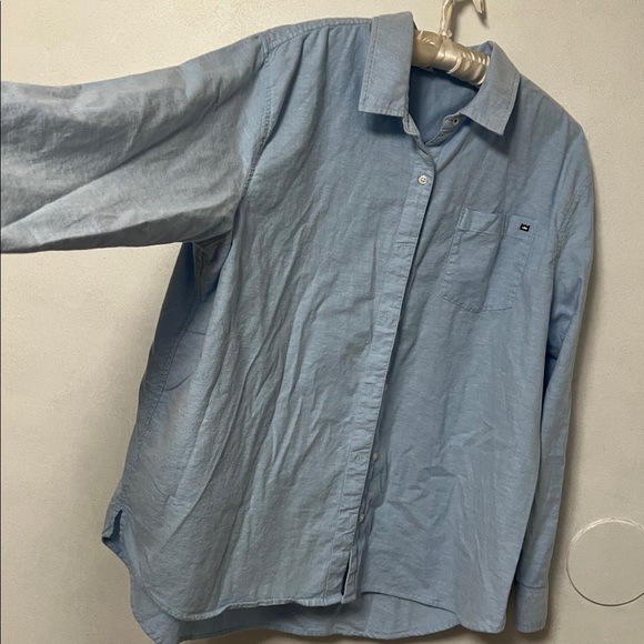 Crown & Ivy Light Blue Button Down Shirt - Picture 4 of 7
